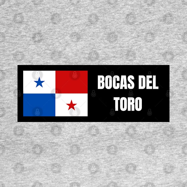 Bocas del Toro City with Panama Flag by aybe7elf